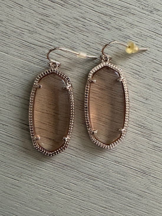 Kendra Scott Jewelry - Kendra Scott - Danielle Rose Gold and Peach Illusion Earrings